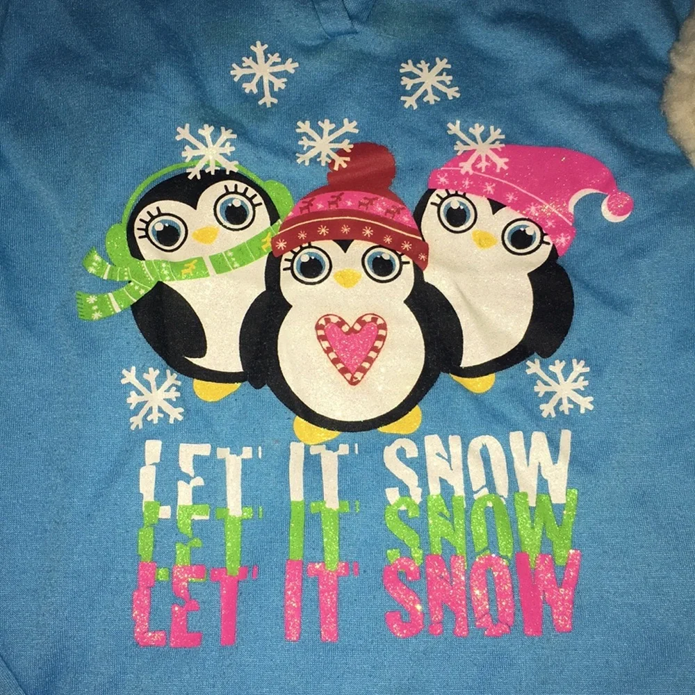 2/$25 🛍 Girl's Two Piece Winter Holiday Winter Pajamas